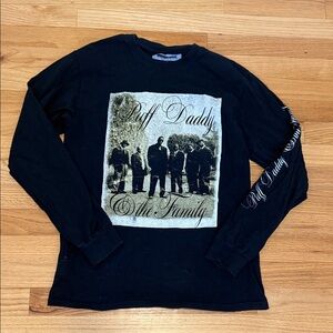 Long Sleeve Musical Graphic T-Shirt